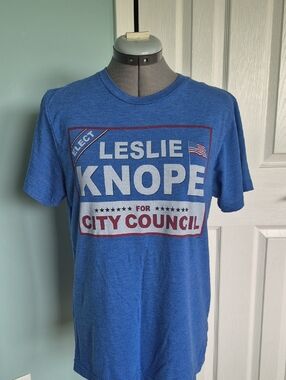 Parks And Rec Leslie Knope Campaign Graphic Tee, Homage
